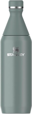 Термос пляшка Stanley All Day Slim 0.6 л, нержавіюча сталь, зберігає холод до 11 годин, BPA Free, герметична, для води, мийка в посудомийці, Shale