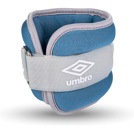 Манжети Umbro Weight - Обважнювачі для ніг і рук - 2 шт. и по 1000Gr - регулюються за допомогою Velcro - Зручна посадка синього кольору