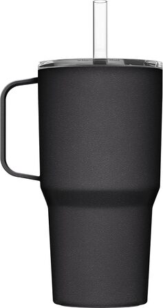 Термочашка Camelbak з трубочкою, 0,7 л, чорна, унісекс, універсальний розмір