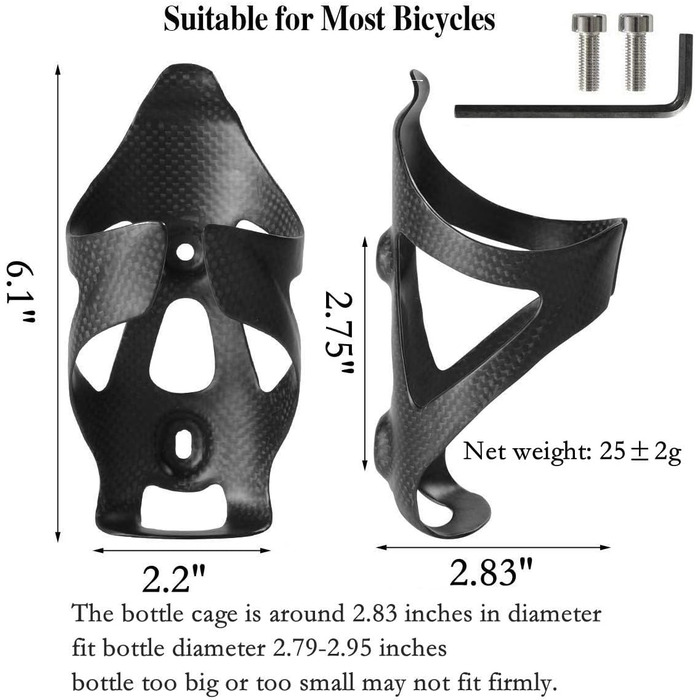 Клітка Gazeer Ultralight з вуглецю для гоночних/гірських велосипедів