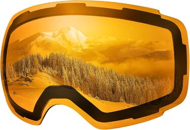 Лінзи OutdoorMaster Ski Goggles PRO - VLT65 помаранчевий, 10 кольорів