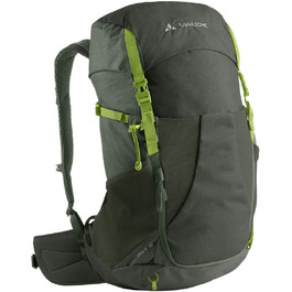 Туристичний рюкзак VAUDE Brenta 30 л оливковий, водостійкий, з дощовиком, для жінок і чоловіків, зручний трекінговий рюкзак з практичними відділеннями