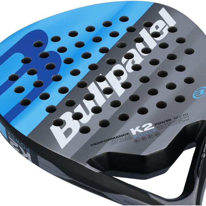 Ракетка Bullpadel K2 Power 23 чоловіча, різнокольорова, One size