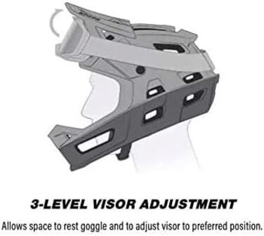 Велосипедний шолом IXS Trigger FF синій, фулфейс