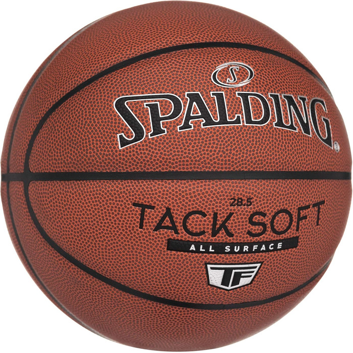 М'який баскетбольний м'яч Spalding Tack-Soft для приміщень та активного відпочинку Версія 2022 Середній розмір 6, 28.5'