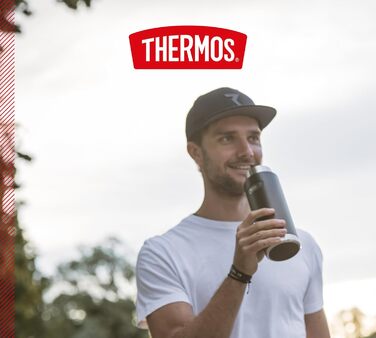 Пляшка THERMOS ICON 710 мл, темно-сіра, нержавіюча сталь, без BPA