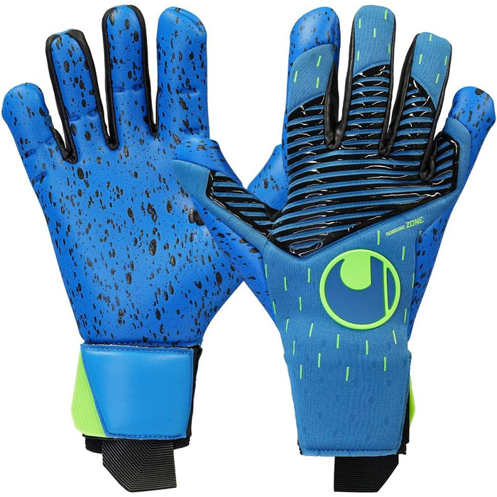 Рукавички Uhlsport Aquagrip Hn синій/чорний/зелений, розмір 8