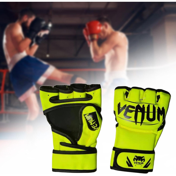 Рукавички Perfeclan Shock Absorbing MMA, міцні, PU, півпальця