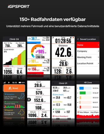 Велокомп'ютер iGPSPORT iGS630S GPS, 2.8'', 16 ГБ, BLE5.0/ANT, IPX7