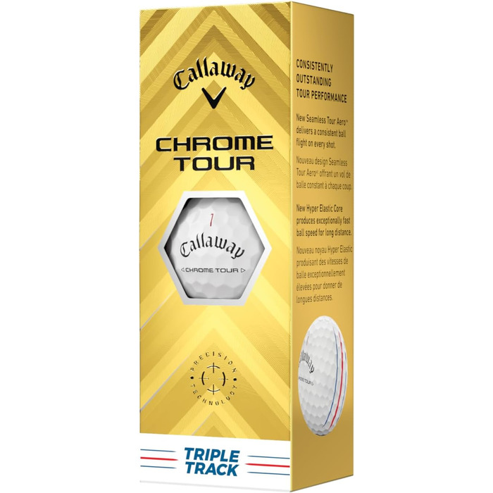 М'ячі Callaway Chrome Tour для гольфу