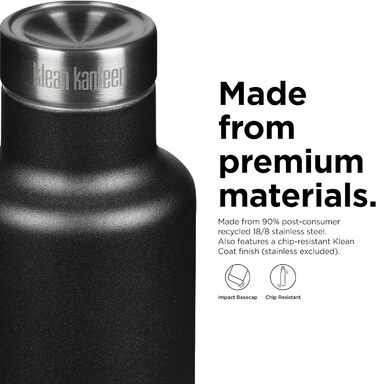 Пляшка для води Klean Kanteen Men's Classic Vi 739 мл Чорна