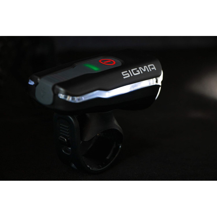 Велосипедна передня фара SIGMA Aura 60 USB, 60 люкс, StVZO, акумуляторна, 3 режими, водонепроникна, заряджається через USB