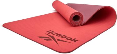 Йога-мат Reebok двосторонній 6 мм, червоний