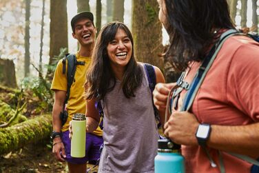 Термобутилка HYDRO FLASK 946 мл з нержавіючої сталі, вакуумна, спортивна, з герметичною кришкою Flex Cap, широким горлом, для води, ананасова, підходить для посудомийки