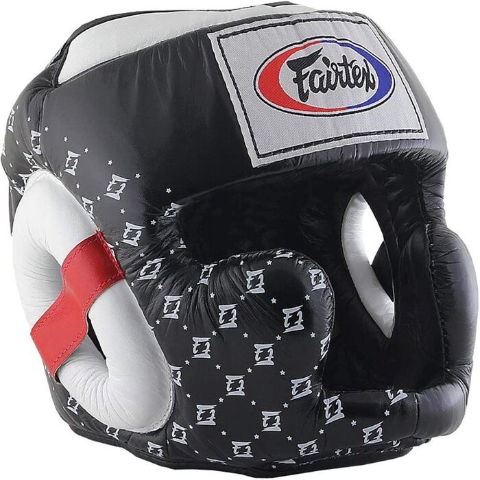 Захист голови Fairtex HG10 чорний/білий розмір L