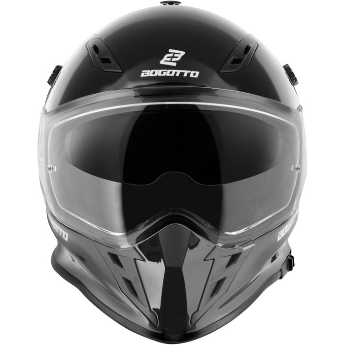 Шолом для ендуро Bogotto V331 XS чорний, мотошолом