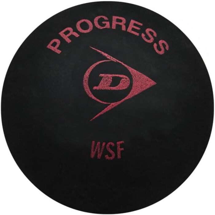 М'ячі для сквошу Dunlop Progress червоні, Любитель, 12 шт.