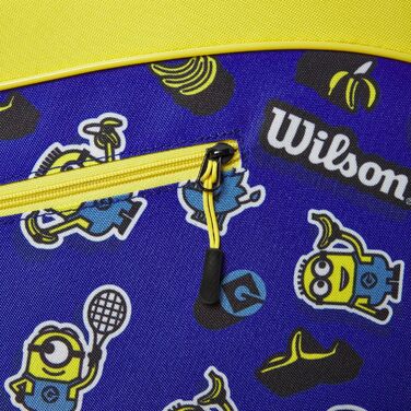 Сумка-ракетка Wilson Unisex-Youth Minions 3.0 (6, синій / жовтий)