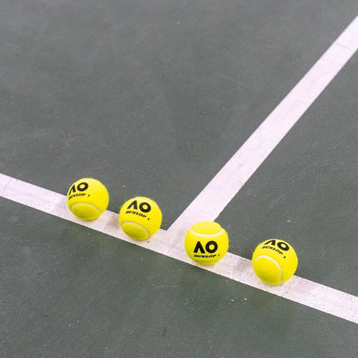 Тенісний м'яч Dunlop Australian Open для ґрунту, хардкорту та трави