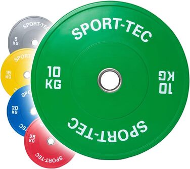 Бампер Olympia Sport-Tec, 10кг, Ø 50мм, зелений