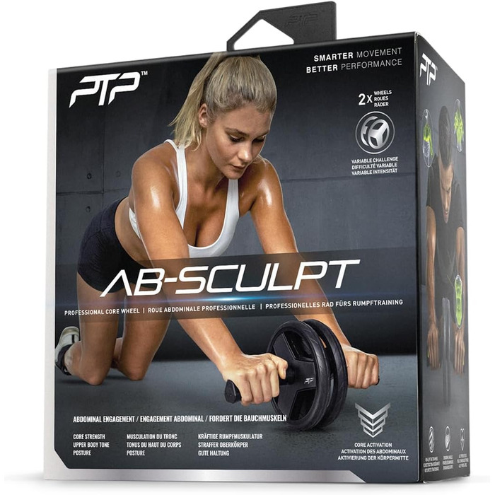 Тренажер PTP Ab Sculpt, чорний, унісекс ЄС