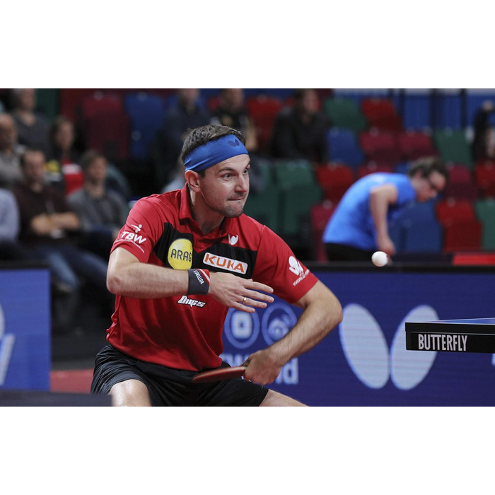 Ракетка для настільного тенісу Butterfly Timo Boll чорна Ракетка для настільного тенісу Bat TT Професійна ракетка для змагань для технічно просунутих гравців Сертифікована ITTF гума Wakaba Анатомічна форма ручки