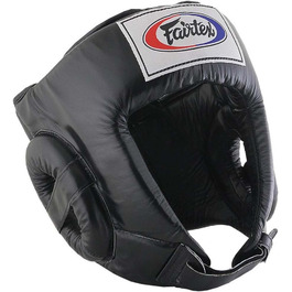 Захист голови Fairtex, HG1, чорний, Захист голови, Протектор, Муай Тай, Змагання L