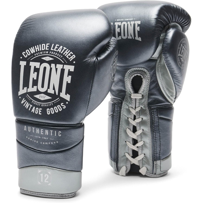 Боксерські рукавички Leone 1947 Authentic 2 GN116L, шкіряні