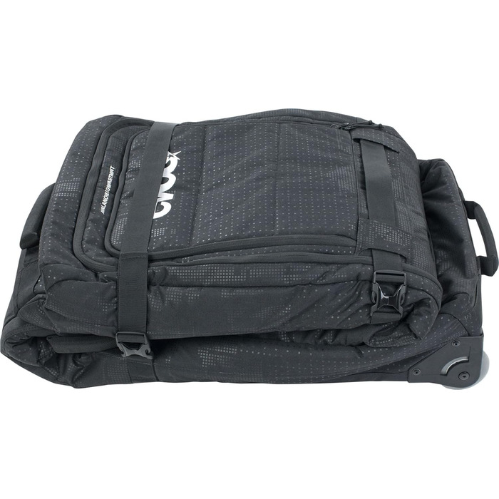 Сумка EVOC Snow Gear Roer Ski & Snowboard Bag (постована, складана, на 3-4 пари лиж або 2 сноуборди, змінні скейт-труби, з відділенням для лози) (XL, чорна)