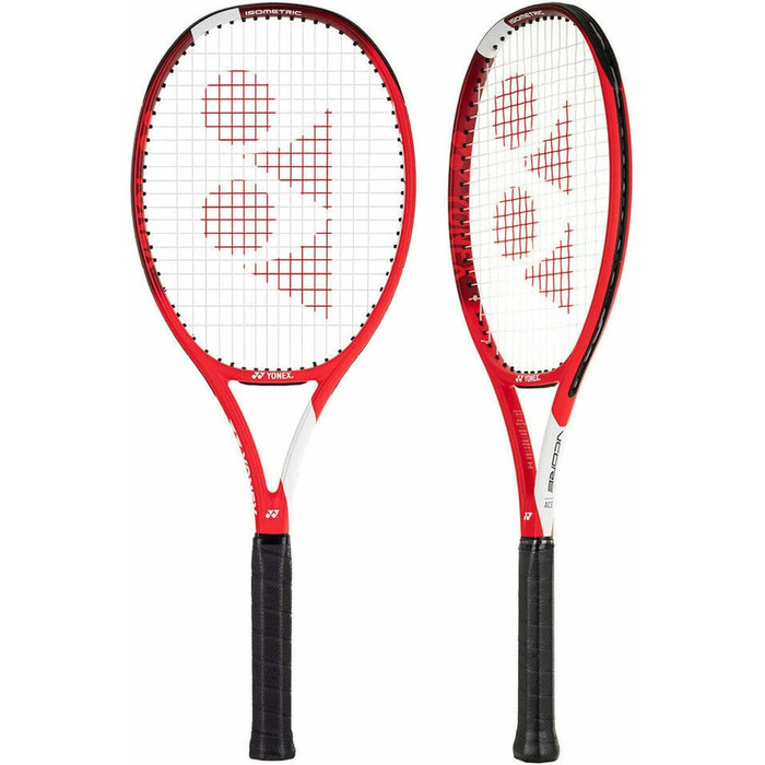 Ракетка для тенісу Yonex New Vcore Ace Tango Red нанизана 260г Ракетка універсальна червоний - синій 2