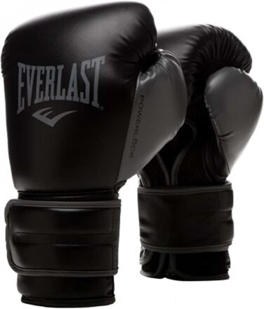 Боксерські рукавички Everlast Powerlock 2, чорні, 16 унцій