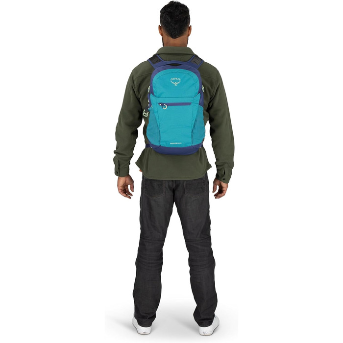 Рюкзак Osprey Daylite Plus для міста та подорожей, Liquify Print/Kakio Pink