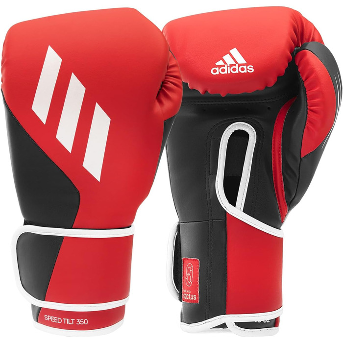 Боксерські рукавички Adidas Speed Tilt 350 на липучці з інноваційною технологією TILT, 100% екологічні з кактусної шкіри