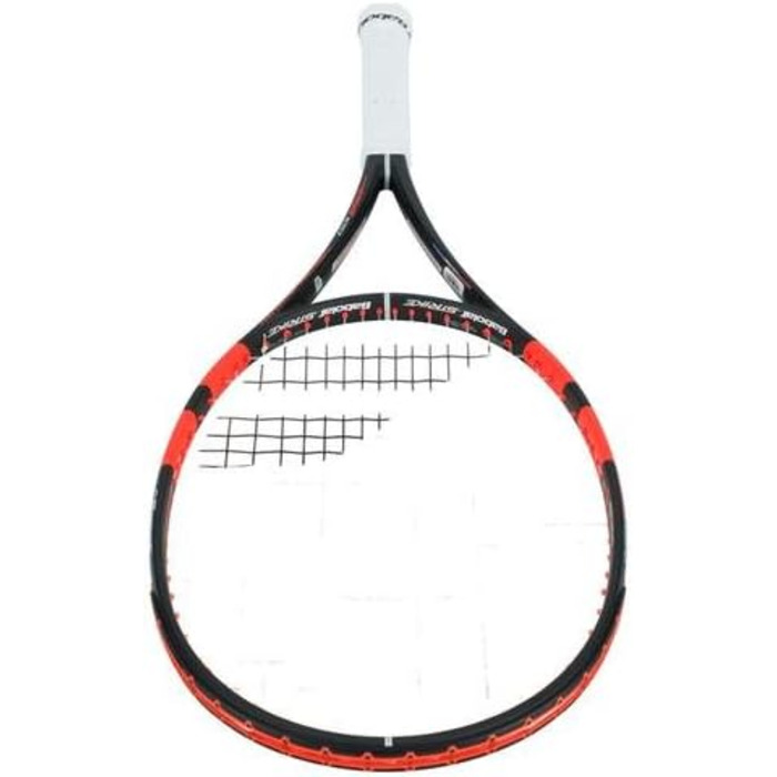 Ракетка Babolat Pure Strike 100 16/19 Неон Сірий/Червоний