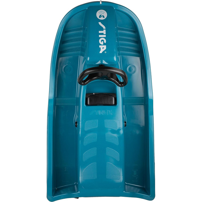 Санки STIGA Snowpower з кермом, від 5 років (Aqua/Black)