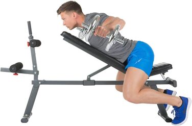 Лава Hammer Ab Bench Perform One Weight, антрацит/чорна, 160 x 32 x 119 см