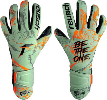 Рукавички Reusch Pure Contact Fusion Grip 10.5 зелений/помаранчевий