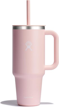 Термокружка Hydro Flask 1180 мл, нерж. сталь, вакуум, солом'яна кришка