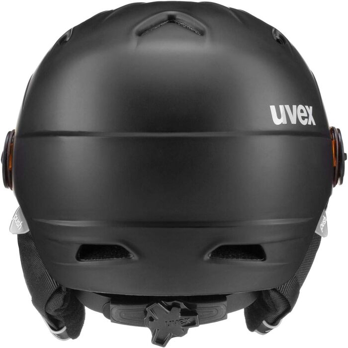 Гірськолижний шолом Uvex Kids Junior Visor Pro (52-54 см, чорний)