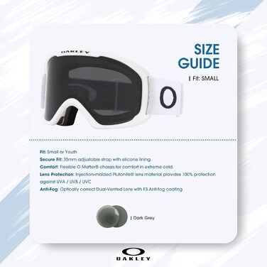 Окуляри Oakley O-Frame 2.0 PRO iWear (матовий білий/темно-сірий, S)