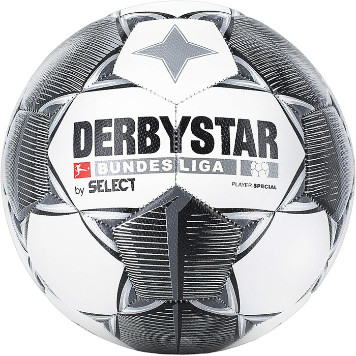 Футбольний м'яч Derbystar Bundesliga Special 2019/2020 розмір 5 сірий