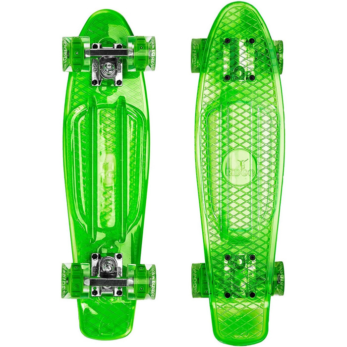 Скейтборд Ridge Blaze Mini Cruiser, 55 см (56 см, Зелений/Мульти)