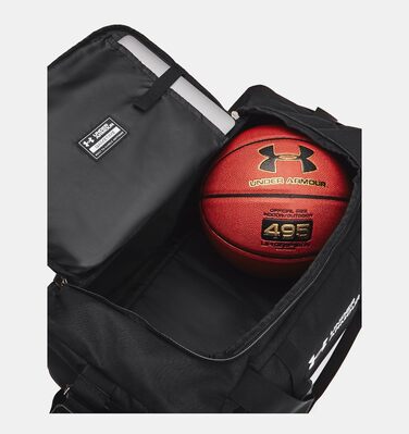 Спортивна сумка Under Armour унісекс, UA Gametime Duffle SM - чорний, білий, один розмір, чорний, tek beden, тренувальний