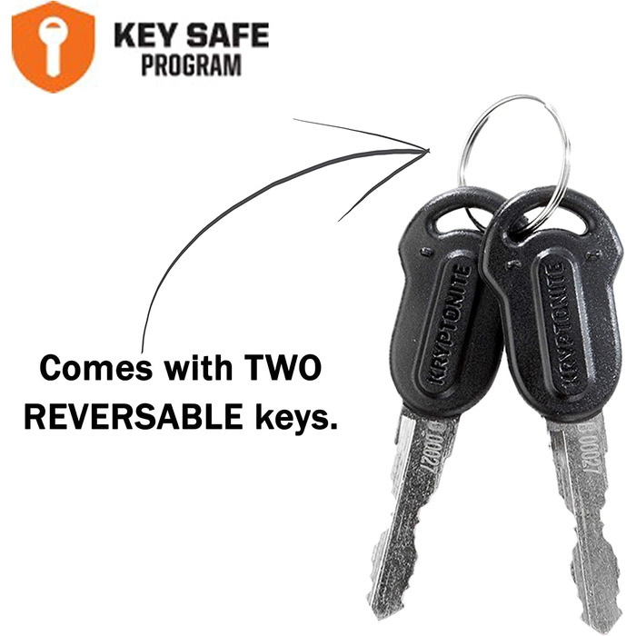 Велозамок тросовий Kryptonite Kryptoflex 1518, 180 см, чорний