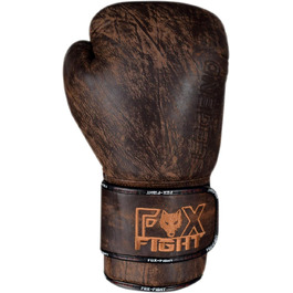 Рукавички боксерські шкіряні FOX-FIGHT Legend для боксу, кікбоксингу, муай тай