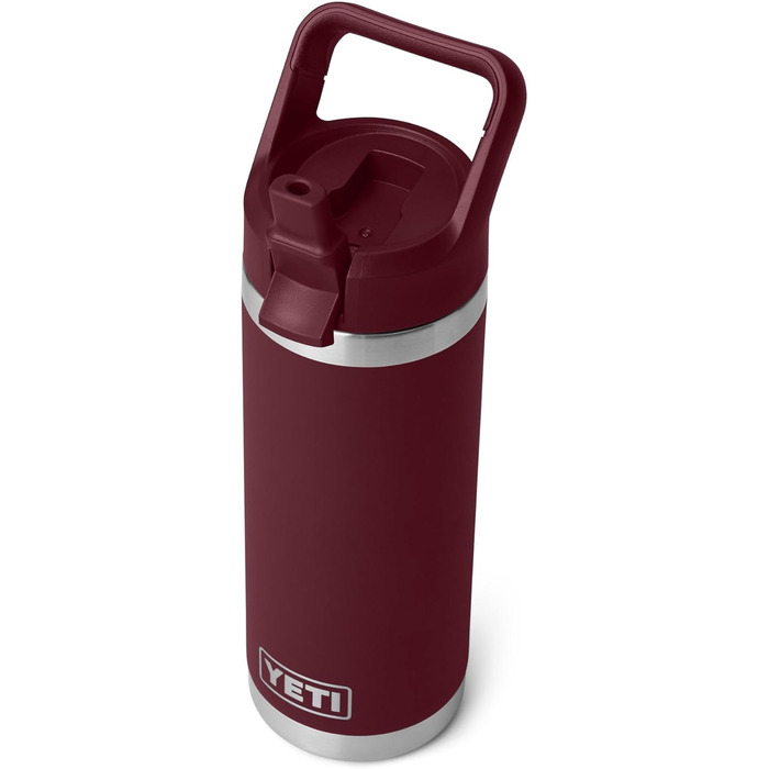 Пляшка YETI Rambler C, вакуумна ізоляція, 18 унцій, червона лоза