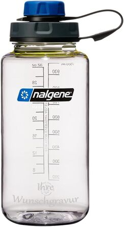 Пляшка Nalgene Everyday Wideneck 1 л з кришкою capCAP і гравіюванням