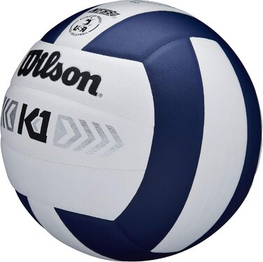 Волейбольний м'яч Wilson K1 Silver, сріблястий, оригінал