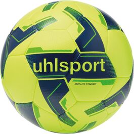 Дитячий футбольний м'яч Uhlsport 350 Lite Synergy розмір 5 жовто-синьо-зелений