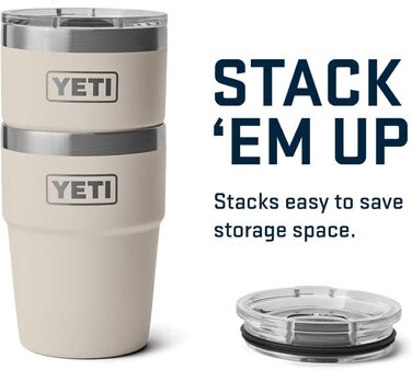 Кружка YETI Rambler з магслайдером, 16 унцій, Cape Taupe